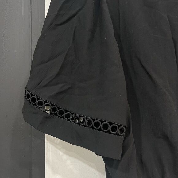 Milk & Honey Women’s Black Faux Wrap Top Size XL - Picture 4 of 4